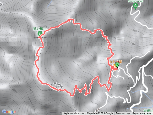 2023-03-01山上人家上鵝公髻山雲霧步道下O型