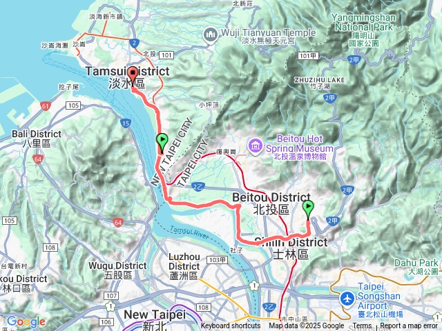 雙溪淡水河濱車道