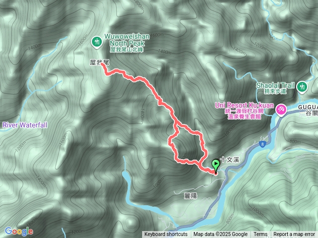 谷關七雄-屋我尾山走錯路接回主線(麗陽上)