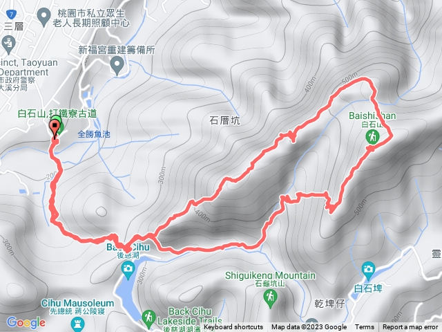 打鐵寮古道 白石山O型