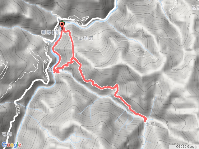 2020-09-05內洞林道（12.5k-15.8k來回）、內洞溪、內洞森林遊樂區O形