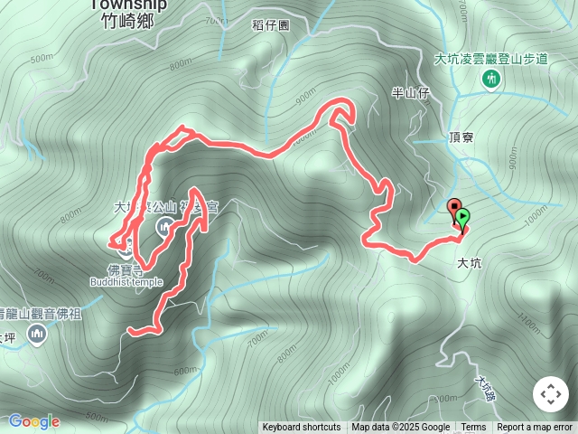 半天走大坑山.佛寶寺來回