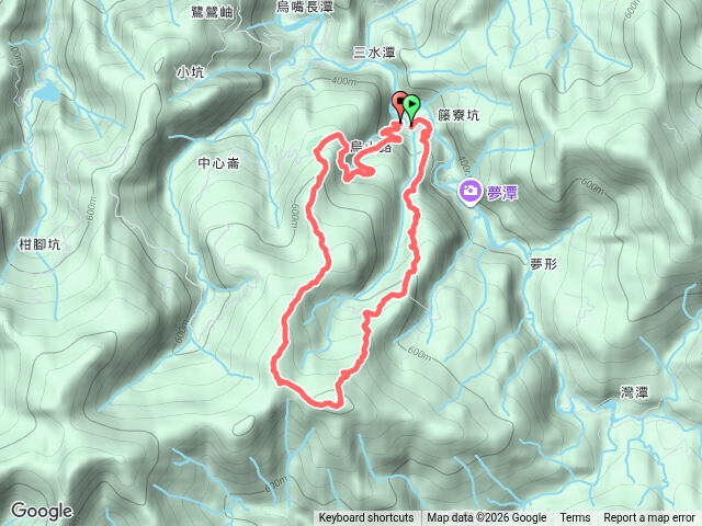 張家莊、灣潭古道、七股古道、竹子山、中心崙山、張家莊O型預覽圖