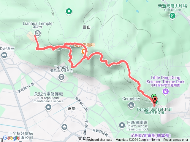 鳳崎落日登山步道預覽圖