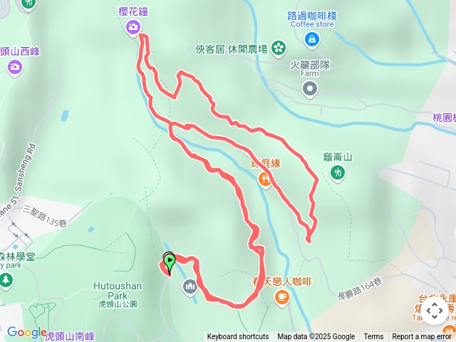 虎頭山。四月雪