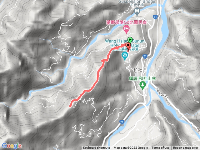 望綁山，獵人古道