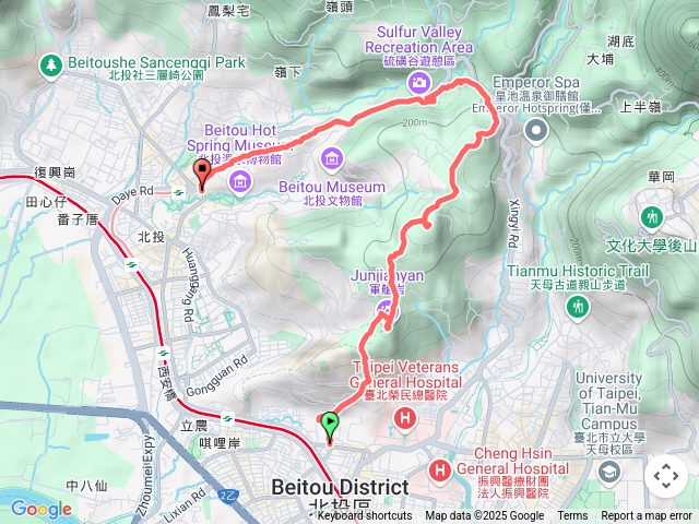 20250222 軍艦岩 - 260峰 - 磺溪山 - 硫磺谷 - 新北投