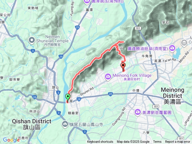 旗靈縱走預覽圖