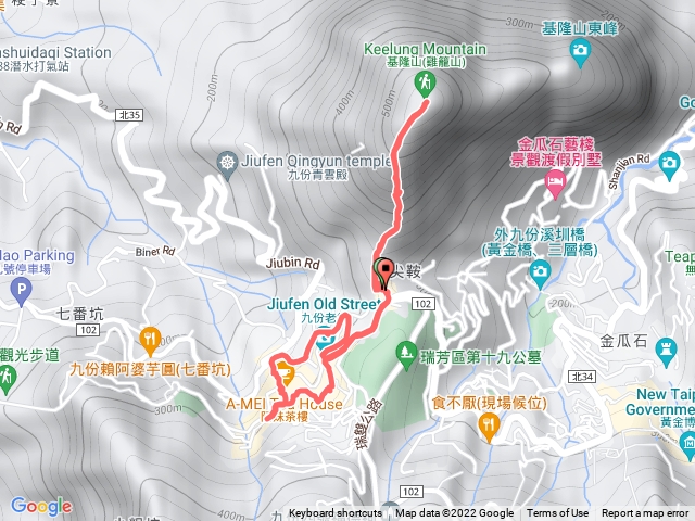 基隆山、九份老街