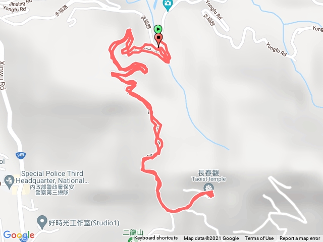 110年11月17日長春觀健走