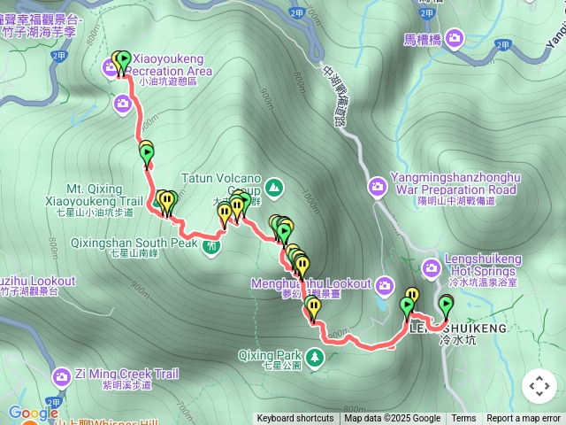 七星山-兩進兩出（冷水坑到小油坑）