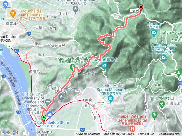 臺北大縱走第一段+面天山/向天山