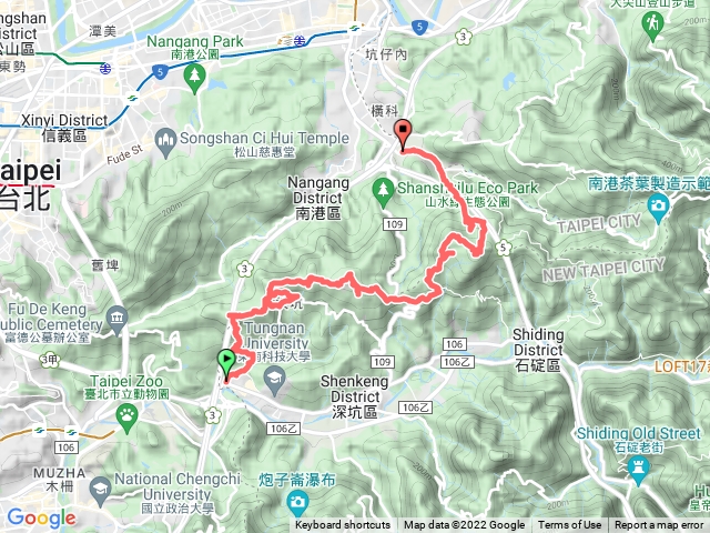 2022-2-12深坑-倒照湖山-大坑山-三腳木山-山豬淚湖-山豬窟尖-土庫岳-更寮古道-椿萱農場-南港舊莊