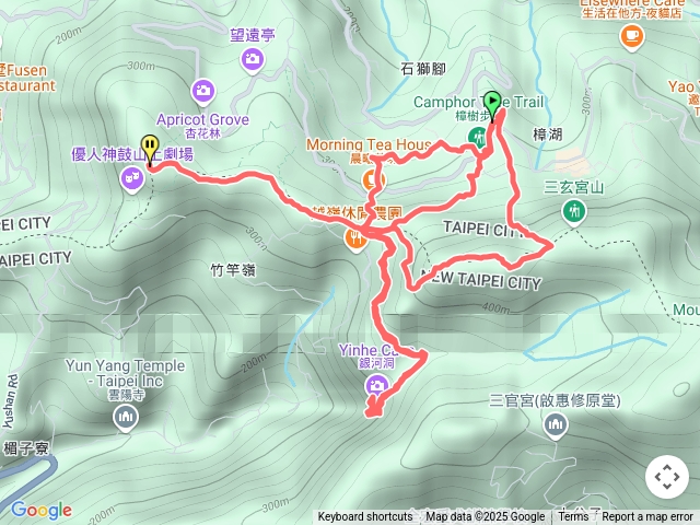 貓空漫遊 （樟樹步道、銀河洞、鵝角格山、待老坑山）預覽圖