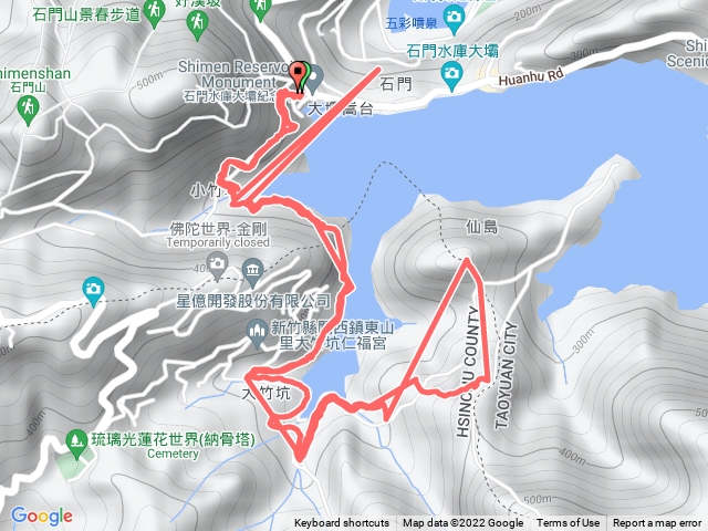 石門登山口到蓬萊仙島