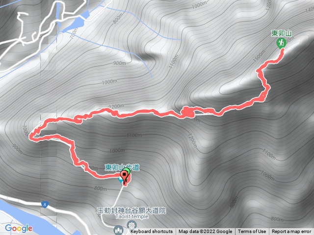 東卯山登山口
