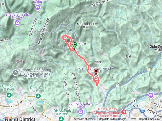 金明山，柯子林山，如意湖，北港山，拱北殿賞楓