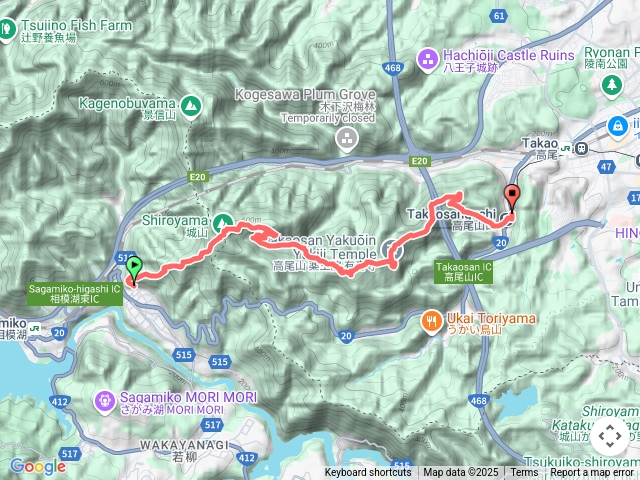 東海道自然步道-高尾山
