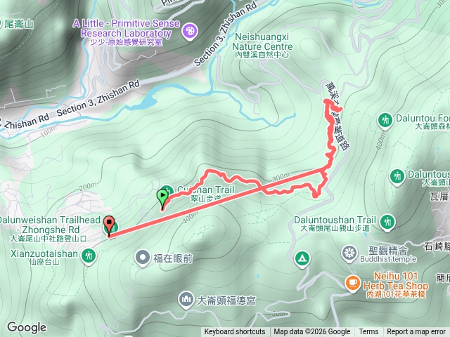 大崙尾步道石頭屋