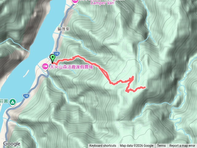 2026-08-29宜蘭茂安橋登山口(台7甲線13.3K處)→神代山西北峰→神代神木→神代池→神代山來回走
