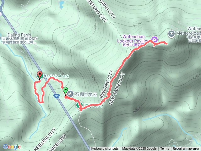暖東舊道-五分山-荖寮坑步道預覽圖