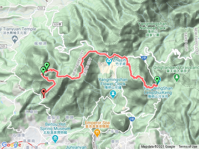 陽明山縱走(冷水坑-清天宮)