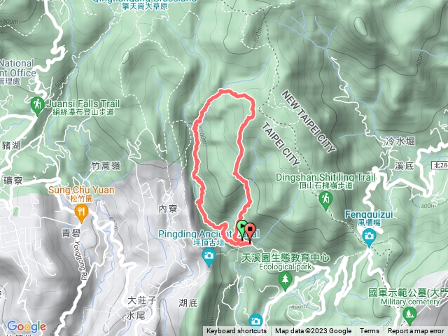 20230920荷蘭古道、高頂山、北五指山下內雙溪古O型