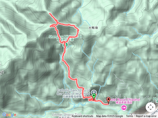 巴唐古道上三角崙山下聖母山莊之小O繞