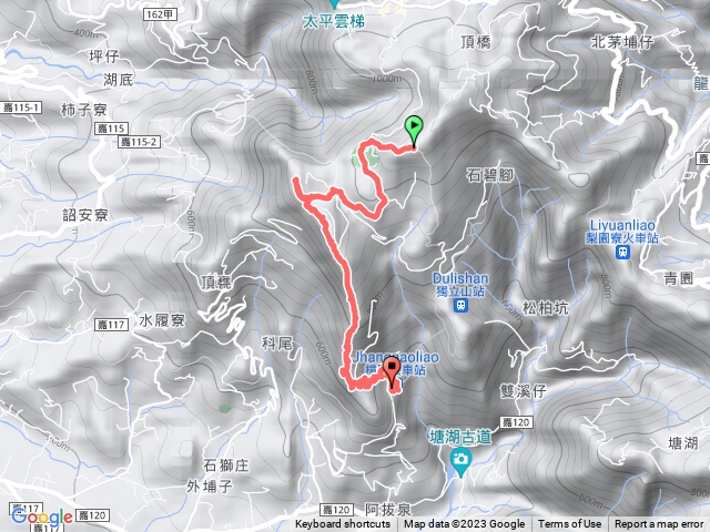 雲嘉南段五連峰