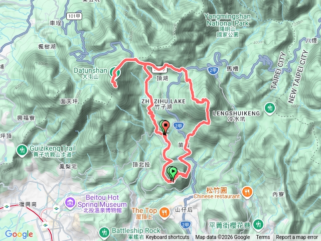 辛亥，光復樓竹子湖大屯山七星山紗帽山