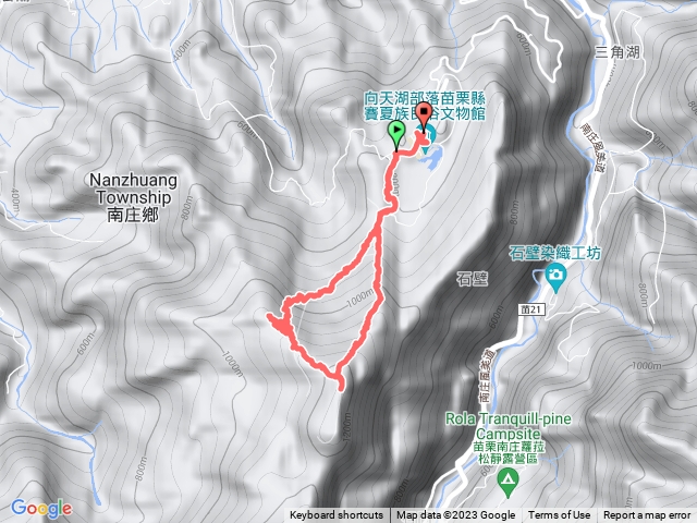 向天湖山與光天高山小O