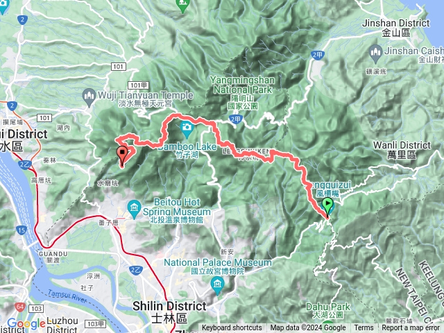 陽明山東西大縱走