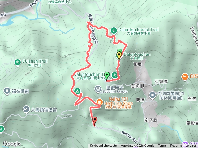 大崙頭尾山親山步道