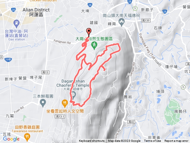 大崗山生態園區 龍磐峽谷一線天