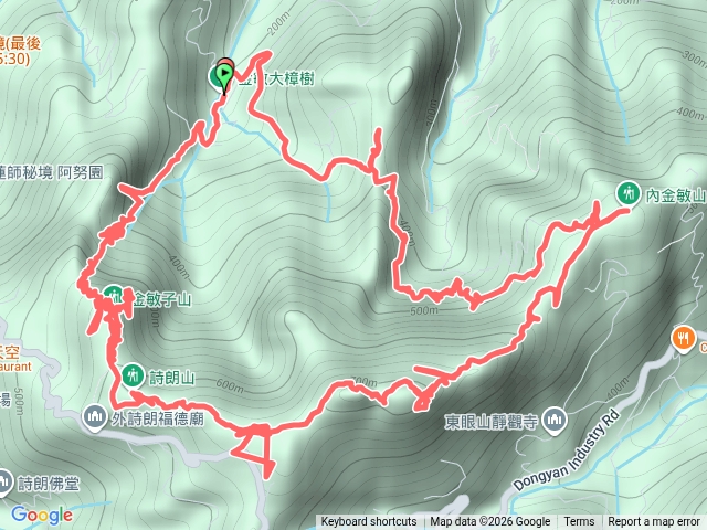 金敏子山 詩朗山 塞口坑山 內金敏山
