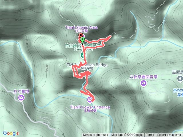 竹山天梯、青龍瀑布預覽圖