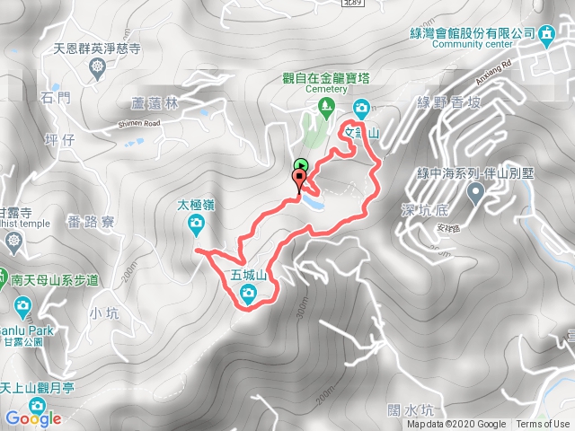 山中湖 文筆山 將軍嶺 五城山 太極嶺