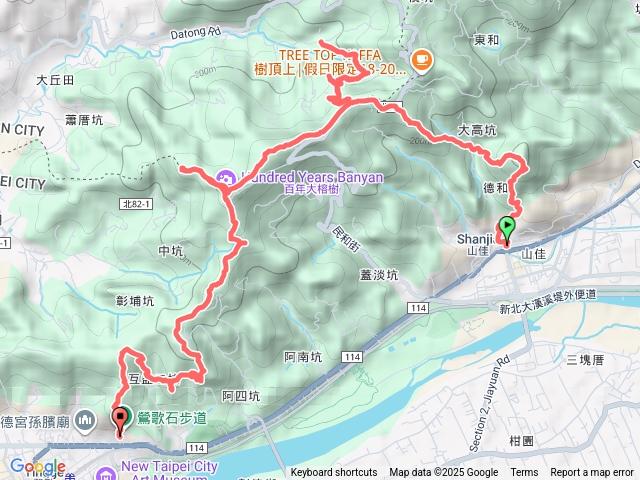 山鶯縱走+大湖坑手作步道往返預覽圖