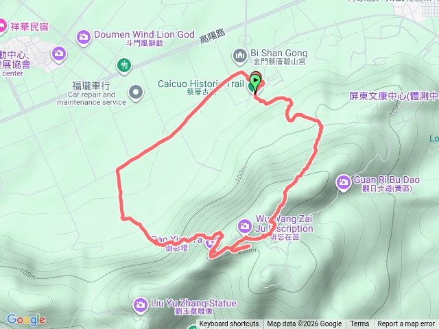 金門太武山蔡厝進斗門出O型預覽圖