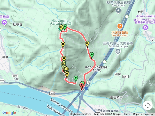 5月17日週六與同事火炎山步道登山行