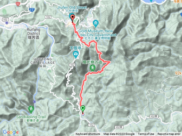 牡丹燦光寮古道九份樹梅古道