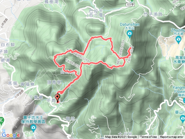1100515清天宮至大屯山