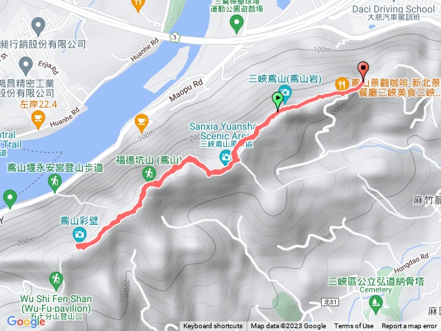 鳶山登山步道-鳶山彩壁