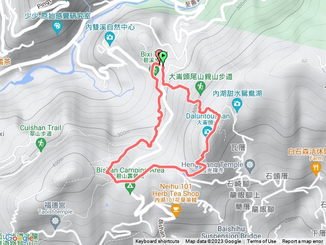 大崙頭山，翠山步道