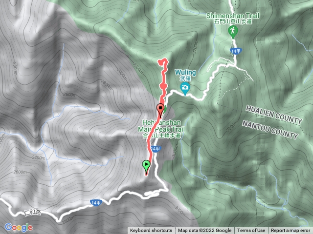 合歡群峰 龍山行0806