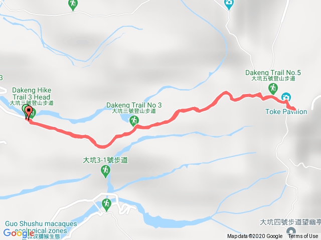 大坑三號步道到頭嵙山上下