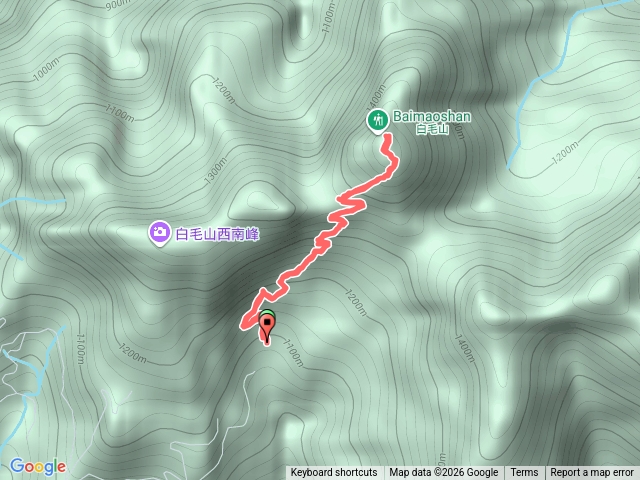 廢棄林道上白毛預覽圖