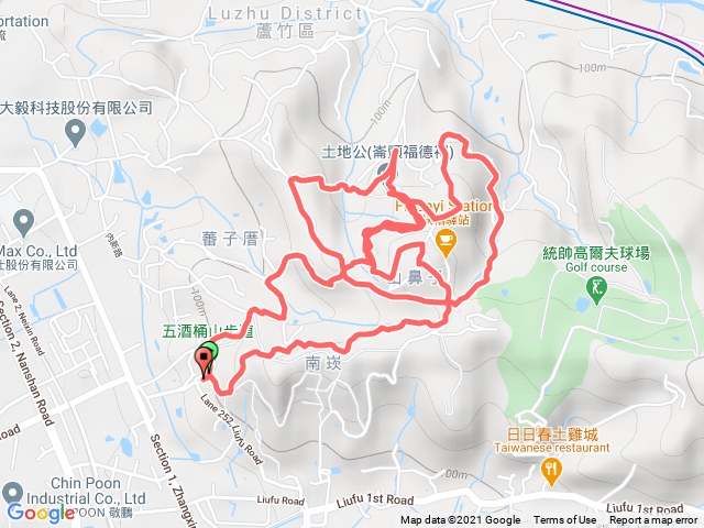 桃園蘆竹五酒桶山步道