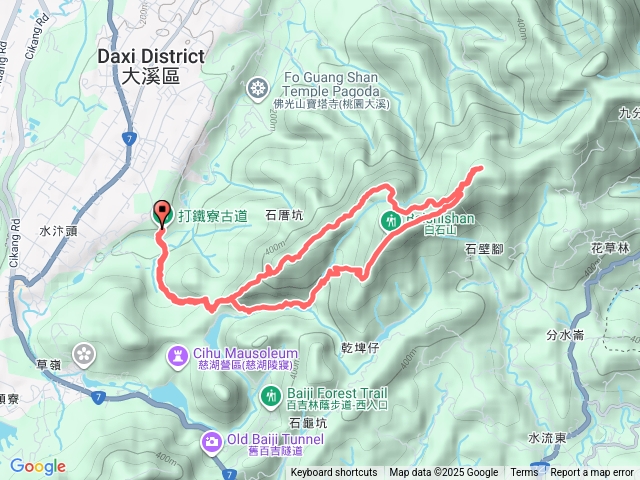打鐵寮古道-白石山-十三分山-石厝坑山預覽圖