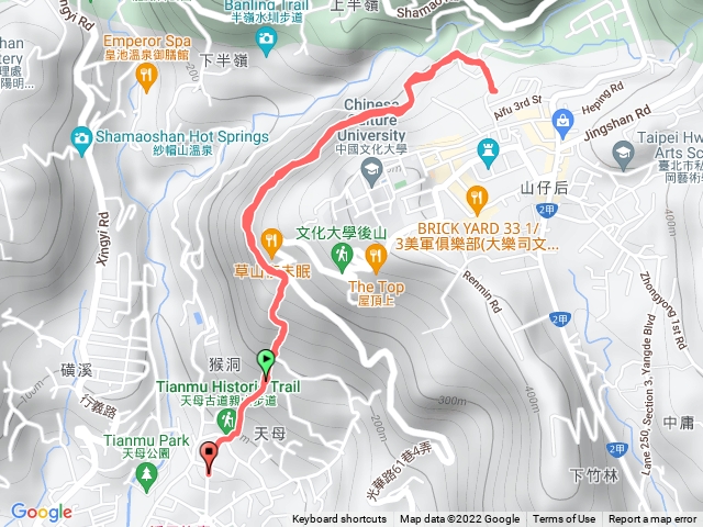 220529-天母水管路步道-陽明山愛富三街步道口來回